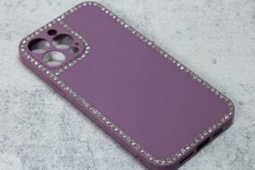 Torbica Frame Cirkon za iPhone 13 Pro Max 6.7 ljubicasta