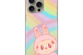 Torbica Silikonska Print Skin za iPhone 15 Pro Max 6.7 La Bubu Rainbow