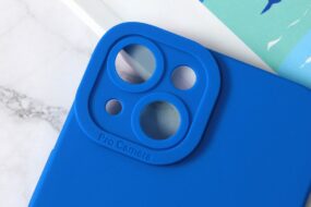 Torbica Silikon Pro Camera za Samsung S901B Galaxy S22 plava