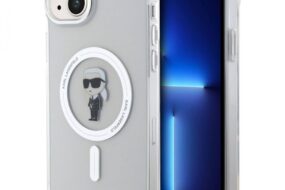Torbica Karl Lagerfeld Hc Magsafe IML Ikonik za iPhone 15 6.1 transparent (KLHMP15SHFCKNOT)