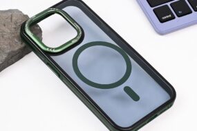 Torbica Magsafe Trendy za iPhone 15 Pro 6.1 zelena