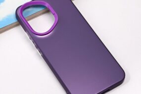 Torbica Clear za Honor 400 ljubicasta