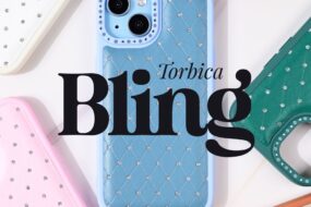 Torbica Bling za iPhone 16 Pro Max 6.9 crna