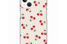 Torbica Silikonska Print za iPhone 13 6.1 Cherry and Flowers