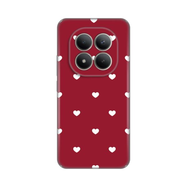Torbica Silikonska Print Skin za Xiaomi Redmi Note 15 Pro Plus 5G Burgundy Hearts