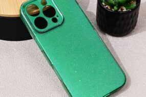 Torbica Sparkle Dust za iPhone 16 Pro 6.3 zelena