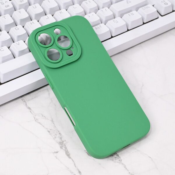 Torbica Silikon Pro Camera za iPhone 16 Pro 6.3 tamno zelena