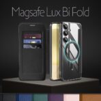 Torbica Magsafe Lux Bi Fold za Samsung S921B Galaxy S24 roze