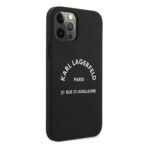 Torbica Karl Lagerfeld Hc Silicone RSG za iPhone 12/12 Pro 6.1 crna (KLHCP12MSLSGRBK) - Slika 2