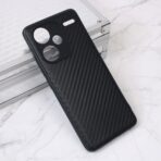 Torbica Carbon fiber za Xiaomi Redmi Note 13 Pro Plus crna