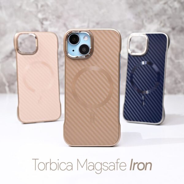 Torbica Magsafe Carbon za iPhone 15 Pro Max 6.7 crna