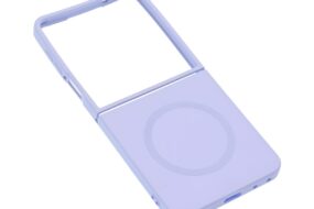 Torbica Magsafe Elegant Fold za Samsung F761B Galaxy Z Flip 8 ljubicasta