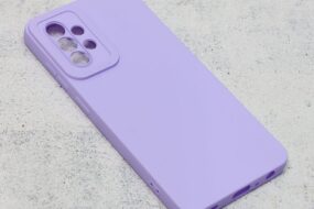 Torbica Silikon Pro Camera za Samsung A525F/A526B/A528B Galaxy A52 4G/A52 5G/A52s 5G ljubicasta