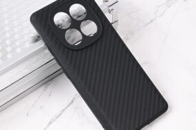 Torbica Carbon fiber za Xiaomi Redmi Note 14 Pro 5G (EU) crna