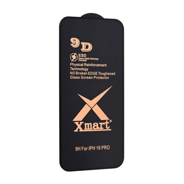 Zastitno Staklo Tempered glass X mart 9D za iPhone 16 Pro 6.3
