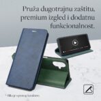 Torbica Teracell Elegant Flip za Honor 600/600 Pro tamno plava - Slika 7