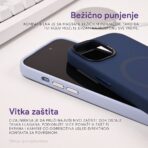 Torbica Magsafe Pure Plus za iPhone 14 6.1 tamno ljubicasta - Slika 4