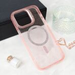 Torbica Magsafe Sparkle za iPhone 13 Pro Max 6.7 roze - Slika 2