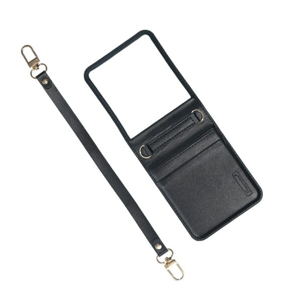 Torbica Hanman Canvas ORG za Samsung F776B Galaxy Z Flip 8 crna