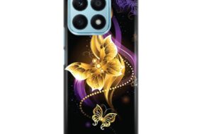 Torbica Silikonska Print Skin za Honor X8a Golden butterfly