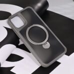 Torbica Magsafe Ring Stand za iPhone 12 6.1 siva - Slika 3