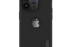 Torbica Nillkin Scrub Pro za iPhone 15 Pro Max 6.7 (sa otvorom za logo) crna