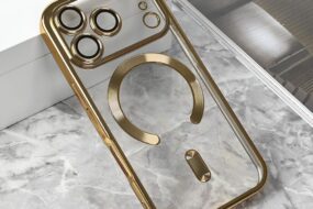 Torbica Magsafe Lux za iPhone 17 Pro 6.3 zlatna