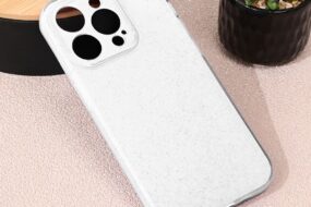 Torbica Sparkle Dust za iPhone 15 Pro 6.1 bela