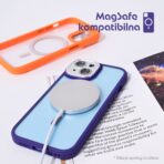 Torbica Magsafe shining za iPhone 15 Pro 6.1 svetlo plava - Slika 7