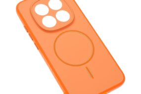 Torbica Magsafe Matte Line za Xiaomi Redmi Note 15 Pro 5G narandzasta