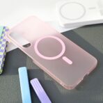 Torbica Magsafe Matte PC za Samsung A556B Galaxy A55 5G roze - Slika 3
