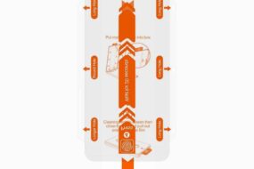 Zastitno Staklo Tempered glass 2.5D dust free za iPhone 12/12 Pro 6.1 crni