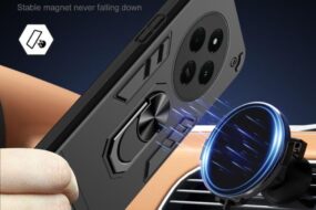 Torbica Hard Ring za Xiaomi Redmi 14C/Redmi A4 tamno siva