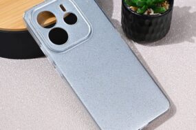 Torbica Sparkle Dust za Xiaomi Redmi Note 14 5G srebrna