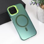 Torbica Magsafe Clear za iPhone 15 6.1 zelena - Slika 4