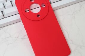 Torbica Silikon Pro Camera za Honor Magic 6 Lite crvena