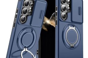 Torbica CamShield Ring stand za Samsung S948B Galaxy S26 Ultra plava
