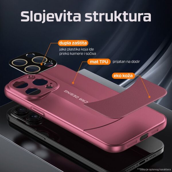 Torbica Pure Protect za Samsung S936B Galaxy S25 Plus crvena