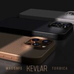 Torbica Magsafe Kevlar za iPhone 17 6.3 crna - Slika 2