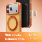 Torbica Magsafe Color Ring za iPhone 15 6.1 narandzasta - Slika 2