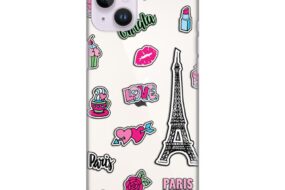 Torbica Silikonska Print Skin za iPhone 14 Plus 6.7 Love Paris