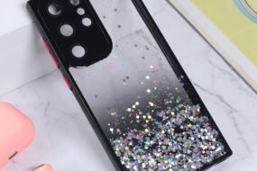 Torbica Frame Glitter za Samsung S918B Galaxy S23 Ultra crna