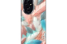 Torbica Silikonska Print za Honor 200 Pastel Feathers