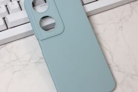 Torbica Silikon Pro Camera za Honor X7b svetlo plava