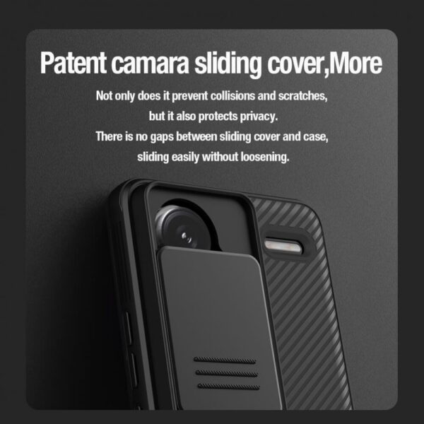 Torbica Nillkin CamShield Pro za Xiaomi Redmi Note 13 Pro Plus crna