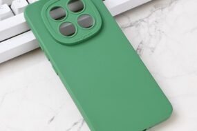 Torbica Silikon Pro Camera za Xiaomi Redmi Note 14 Pro Plus zelena