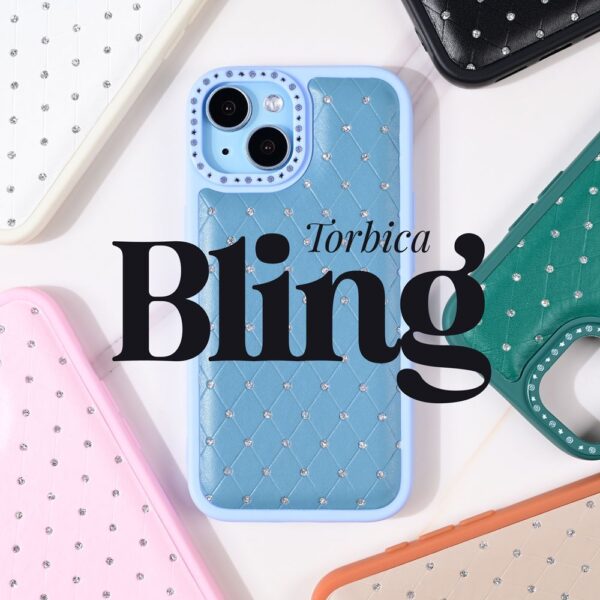 Torbica Bling za iPhone 16 Pro 6.3 braon