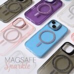 Torbica Magsafe Sparkle za iPhone 15 6.1 crna