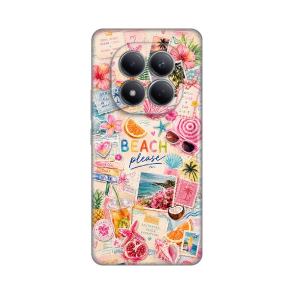 Torbica Silikonska Print Skin za Xiaomi Redmi Note 15 Pro 4G Beach Please