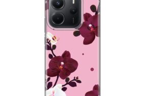 Torbica Silikonska Print Skin za Xiaomi Redmi Note 14 4G (SRB) Pink Orchid